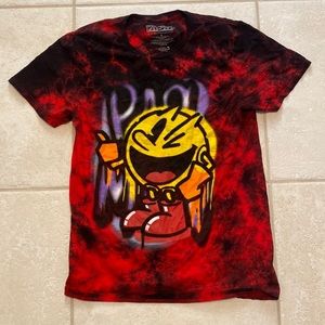 Tie dye Pac-Man shirt